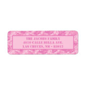 .75 "x2.25" PinkARMY ACU Camo Retour Adreslabel Etiket (Voorkant)