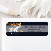 .75 "x2.25" Retouradres Label Oak Tree String (Insitu)