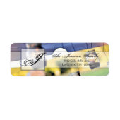 .75 "x2.25" Retouradres Mason Jar Kaarsenhouders Etiket (Voorkant)