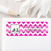 .75" x2.25" Return Address Label Sneakers (Insitu)