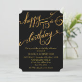 75e, 75e verjaardag van de viering van de vijfde v kaart (Staand voorkant)