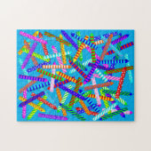 75e anniversaire Candle Jigsaw Puzzle (Horizontal)