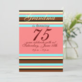 75e anniversaire Invitation (Debout devant)