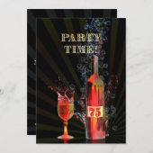 75e anniversaire invitation (Devant / Derrière)