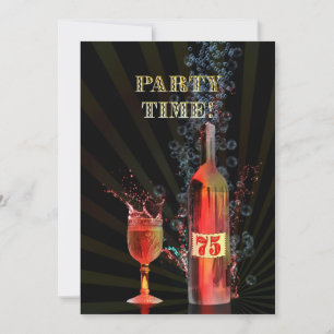 75e anniversaire invitation