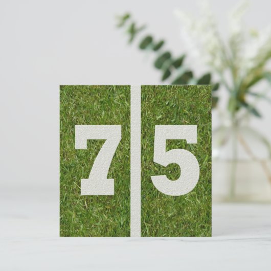 75e anniversaire Invitation (Debout devant)