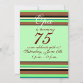 75e anniversaire Invitation (Devant)