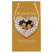 75e anniversaire mariage sac cadeau photo (Dos)