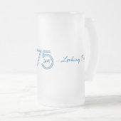 75e anniversaire Mug givrée (Devant droit)