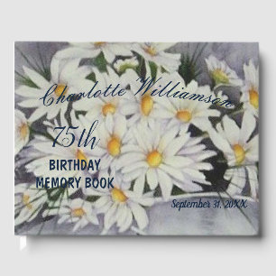 75e Daisy Bouquet Bloemen Verjaardag Geheugen Gastenboek