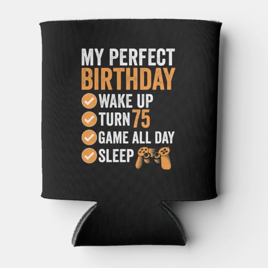 75e draai 75 Mijn perfecte thuisgame Blikjeskoeler (Voorkant)