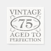 75e  geboortedag servetten (Voorkant)