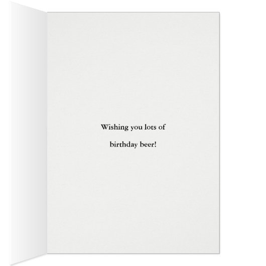 75e Happy Beer Day Verjaardag (Binnen (Rechts))