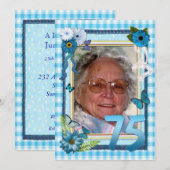 75e invitation à la fête d'anniversaire de la phot (Devant / Derrière)