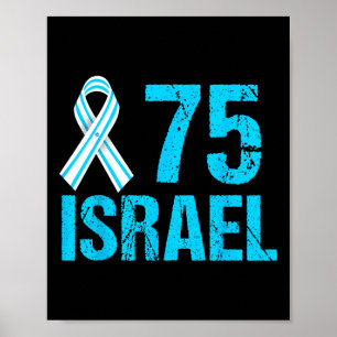 75e Jubileum Onafhankelijkheidsdag Yom Ha’atzma’ut Poster