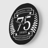 75e JUBILEUM voor bruiloft DIAMOND GOLD Grote Klok (Hoek)