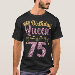 75e koningin 75 jaar 75 jaar vijfenzeventig t-shirt