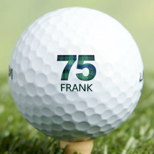 75e Plaid cadeau voor oom - 75 en legendarische Golfballen