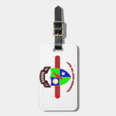 75E RANGER BATTALION "ARMY RANGERS" BAGAGELABEL (Voorkant verticaal)