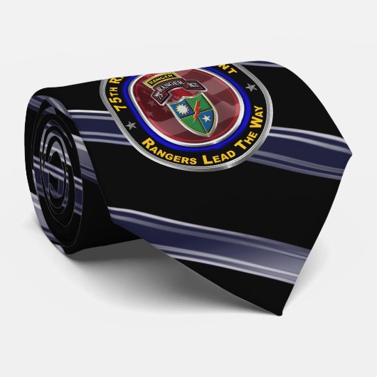 75e Ranger Regiment "Aangepast ontwerp" Stropdas (Opgerold)