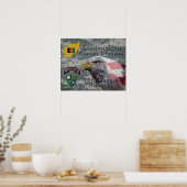 75e Ranger Regiment Afghaans gevechtsveteraan Poster (Keuken)