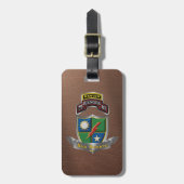 75e Ranger Regiment Bagagelabel (Voorkant verticaal)