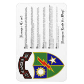 75e Ranger Regiment Magnet 4x6 (Vertical)
