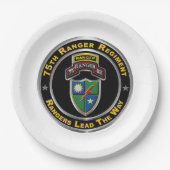 75e Ranger Regiment Papieren Bordje (Voorkant)