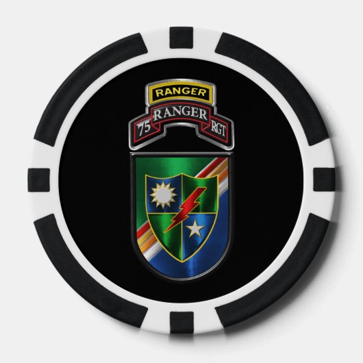 75e Ranger Regiment Poker Chips (Voorkant)