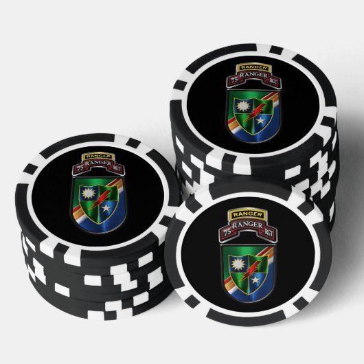 75e Ranger Regiment Poker Chips (Opstapeling)
