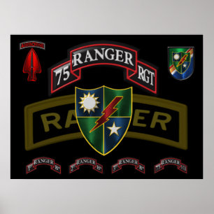 75e Ranger Regiment Poster
