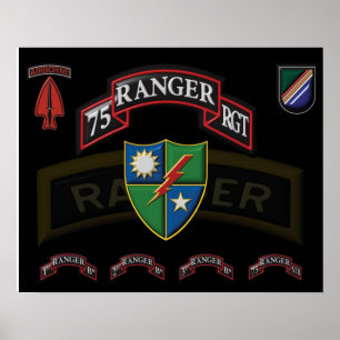 75e Ranger Regiment Poster
