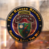75e Ranger Regiment  Raamsticker (Vel 2)