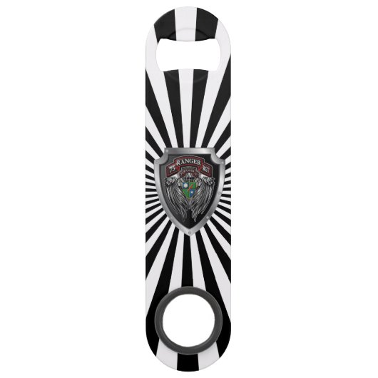 75e Ranger Regiment "Rangers Lead the Way" Speed Flessenopener (Voorkant)