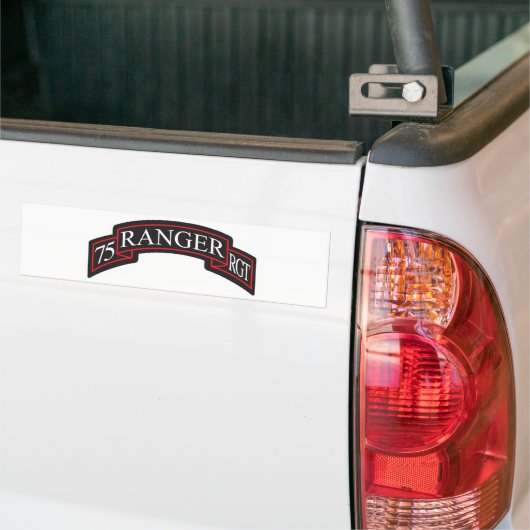 75e Ranger Regiment Scroll Bumpersticker (Op Truck)