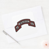 75e Ranger Regiment Special Troops bataljon Vierkante Sticker (Envelop)