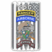 75e Ranger Regiment Sticker (Voorkant)