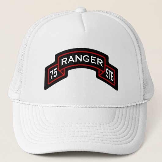 75e Ranger Rgt - Airborne - Special Troops scroll Trucker Pet (Voorkant)