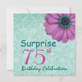 75e URPRISE Birthday Feminine Squares F75Z Kaart