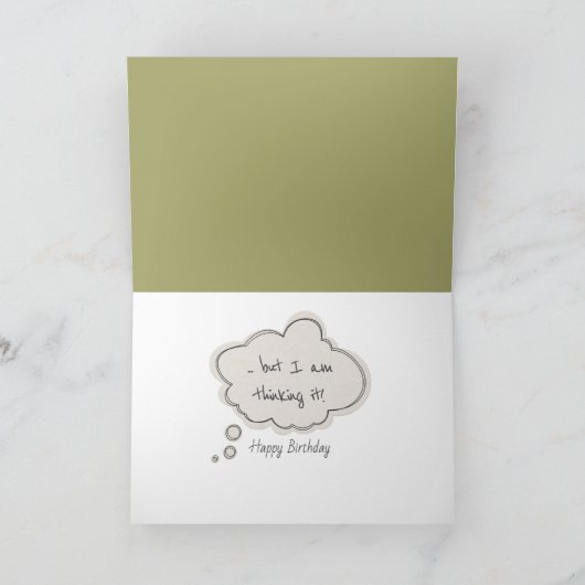 75e verjaardag Beer zittend in een band schommel Kaart (Binnen)