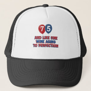 75e verjaardag design trucker pet