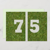 75e verjaardag! kaart (Voorkant / Achterkant)