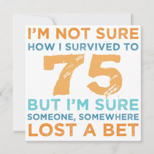 75e verjaardag Legende Kaart