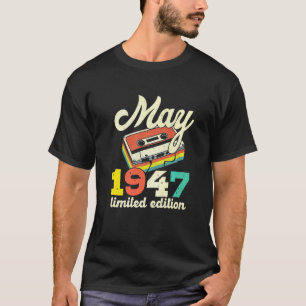 75e verjaardag mei 1947 Cassette T-shirt