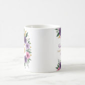 75e Verjaardag Mok – Bloemenkrans met gouden numme (Center)