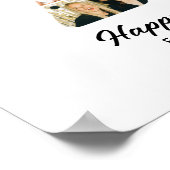 75e Verjaardag Nummer 75 Fotocollage Jubileum Poster (Hoek)