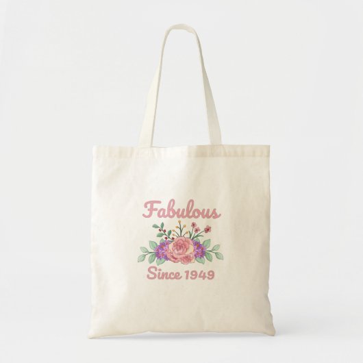 75e verjaardag tote bag (Voorkant)