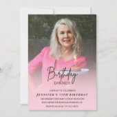 75e verjaardag uitnodigingen Verjaardag Diner Foto (Voorkant)