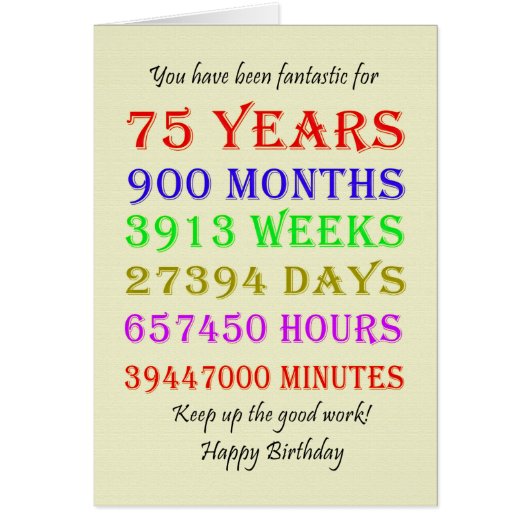 75e verjaardag van de mijlpalen (Voorkant)