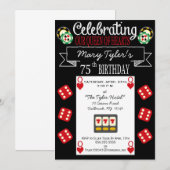 75e verjaardag van de uitnodiging van de koningin  (Voorkant / Achterkant)